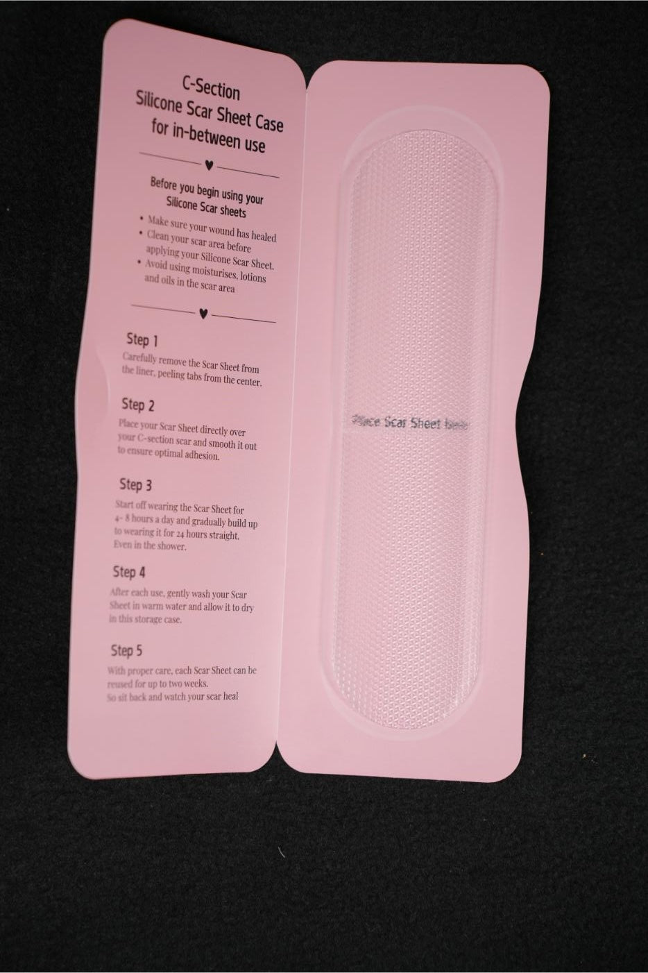 C-Section Silicone Scar Sheets